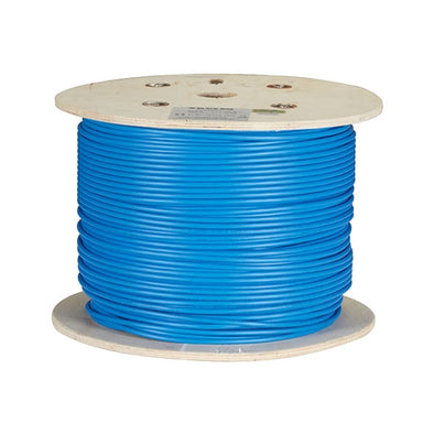 Leviton | Cable UTP Cat 6A, de baja emisión de humo y libre de halógenos, azul, bobina de 305 metros