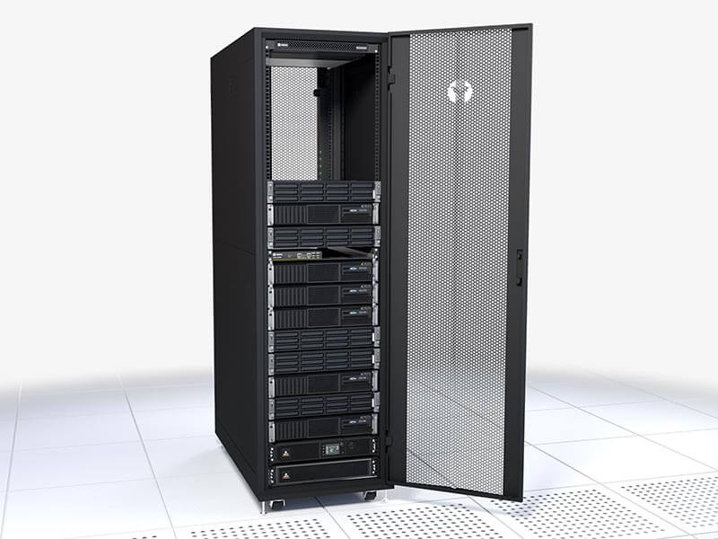 UPS On Line Vertiv Liebert GXT5 8000VA/8000W 208/120V in/out. Rackmount/Tower 6U with communication card.