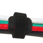 Vertical Cable 8” Velcro Tie Wraps, 50 Pack (8″ x 1/2″)