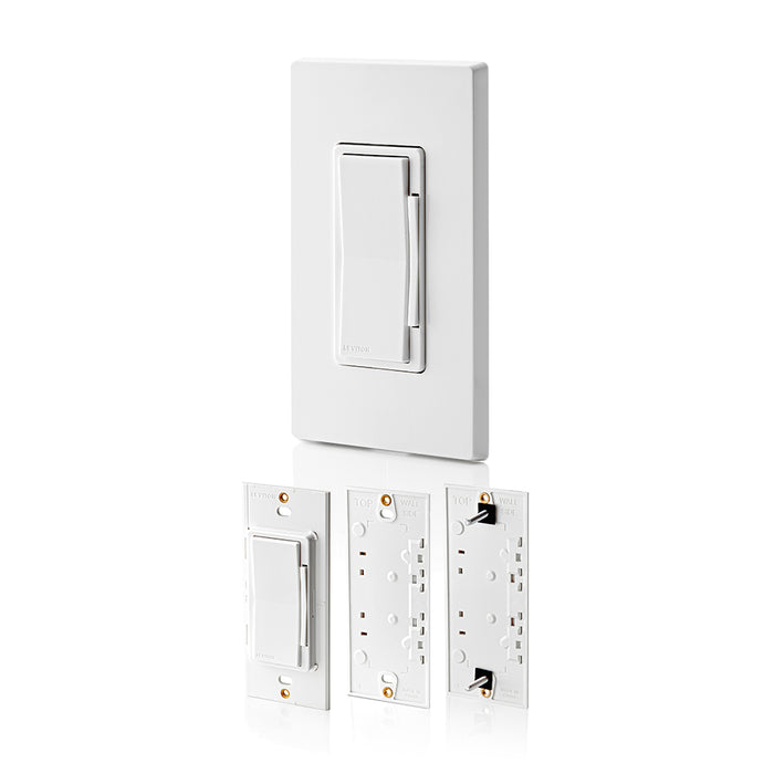 Leviton | Atenuador acompañante Decora Smart Wi-Fi Anywhere (Three Way Inalámbrico)