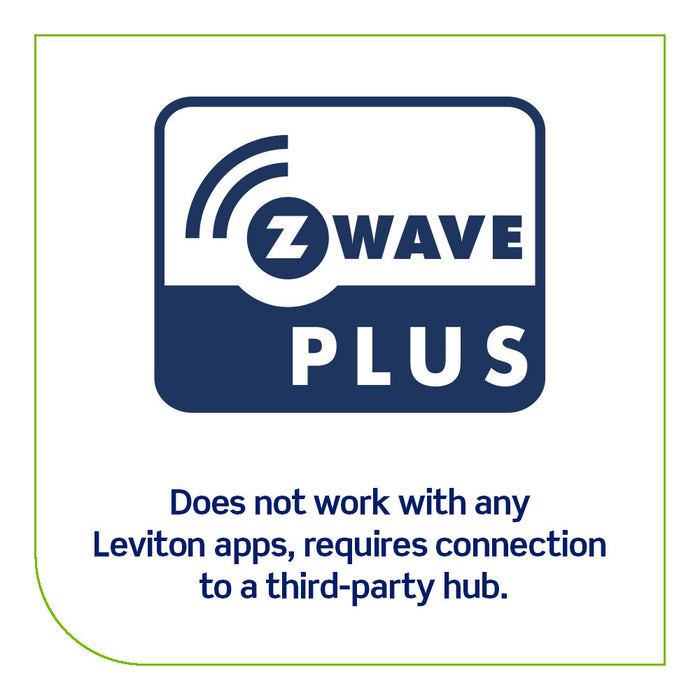 Leviton | Controlador inteligente de velocidad del ventilador con tecnología Z-Wave Decora Smart