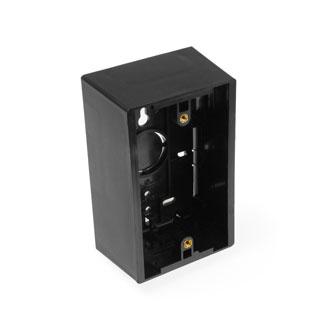 Leviton | Caja posterior de montaje superficial, una unidad, profundidad de caja de 1,89" (Negro, Blanco)