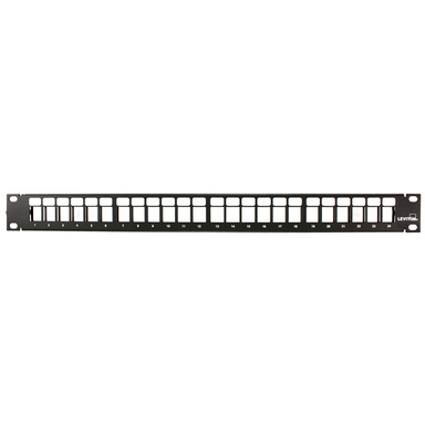 Leviton | Patch Panel Modular Recto QuickPort, (24 o 48) entradas, (1 o 2) U, La barra de manejo de cables está incluida.