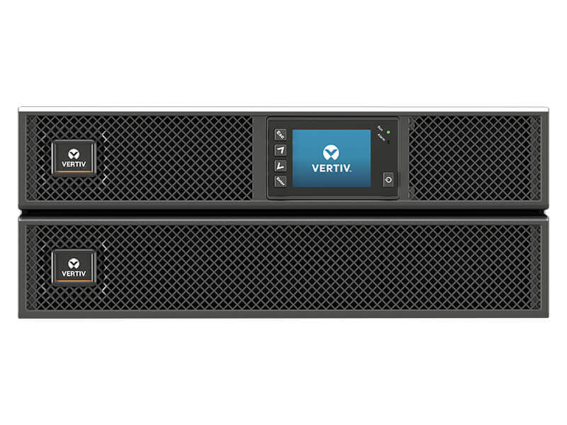 UPS On Line Vertiv Liebert GXT5 5000VA/5000W 208/120V in/out. Rackmount/Tower 4U with communication card
